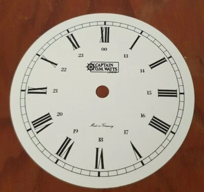 Clock dial Roman numerals , OD 80 mm White  finish  - Image 1 of 2