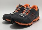 Nike Dual Fusion ST2 454594-007 Gray Orange Running Shoes kids size 6Y sneakers 