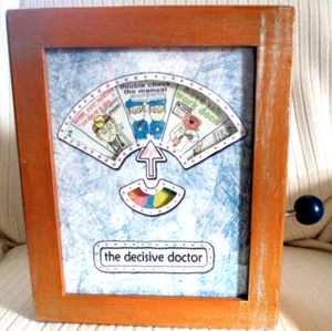 The Decisive Doctor Ken Gasch HLD Productions Fortune Telling Spinwheel Machine - Picture 1 of 13