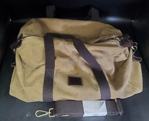 Nueva bolsa de viaje de lona marrón tostado BMW Motorrad *G - Imagen 1 de 11