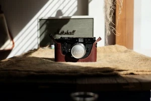 Leica M2 M3 M4 Half Case Handmade Genuine Leather Made in Korea - Picture 1 of 12
