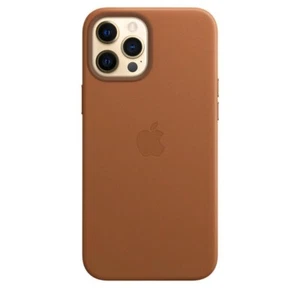 Original Apple iPhone 12 Pro Max Case Leder MagSafe Sattelbraun MHKL3ZE/A - Bild 1 von 11