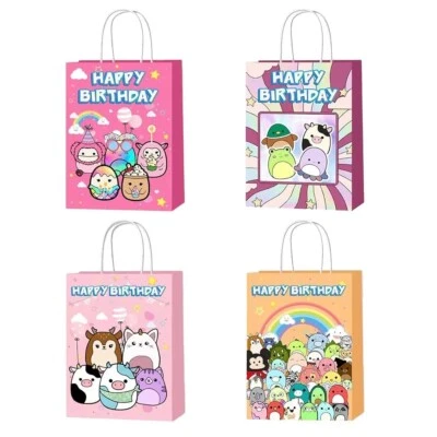 12PCS Squishmallows Paper Lolly Gift Party Bag Party Supplies Kids Birthday - image 1 of 4