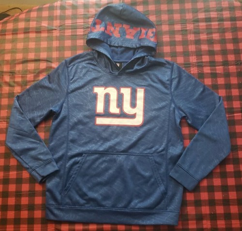 VETEMENTS Felpa con cappuccio a maniche lunghe NFL Team Apparel Youth L blu New York Giants NFL calcio