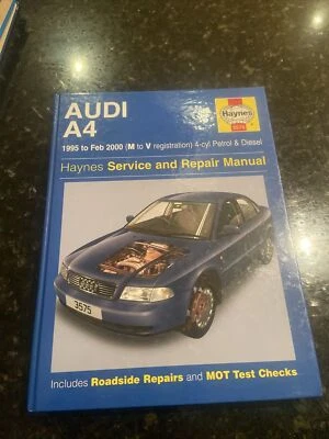 Haynes Service And Repair Manual No. 3575. Audi A4. 1995 - 2000. (M to V Reg.) - Image 1 of 4
