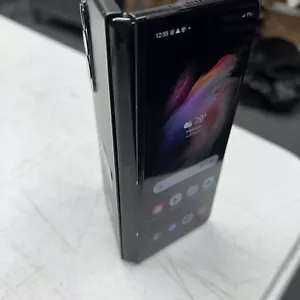 Samsung Galaxy Z Fold3 5G- 256GB - Phantom Black(Unlocked)Smartphone - For Parts - Picture 1 of 5