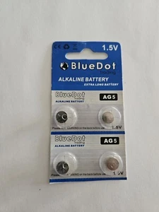 Schneller Versand - Blue Dot - 4 Stück - AG5 Batterien - 393A-Lr754 - EX-2028 - Bild 1 von 2