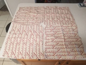 FA LA LA DINNER SERVIETTEN WEIHNACHTEN SET 4 FEIERTAGE TISCHLIED - Bild 1 von 4