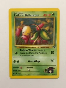 Pokemon Card Gym Heroes Erika's Bellsprout 75/132 Near Mint - Picture 1 of 3