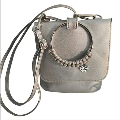 Маленькая серебряная сумка через плечо Carlos от Carlos Santana сумочка - Изображение 1 из 4