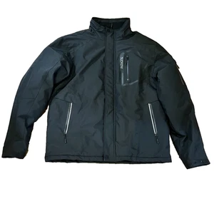 Chaqueta de esquí impermeable Suokeni para hombre con detalles reflectantes en negro talla L - Imagen 1 de 8