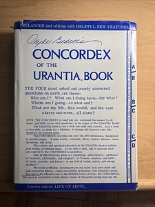 Conkordex Of The Urantia Book Clyde Bedell Second Edition 1980 Hardcover - Bild 1 von 5