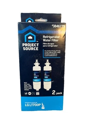Project Source Refrigerator Water Filter L-3-2 Fits LG LT700P 2-Pack ---#3846779 - Image 1 of 4