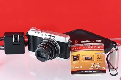 OLYMPUS STYLUS SH-1 Silver Compact Digital Camera [MINT] 1day Free Shipping - Image 1 of 4