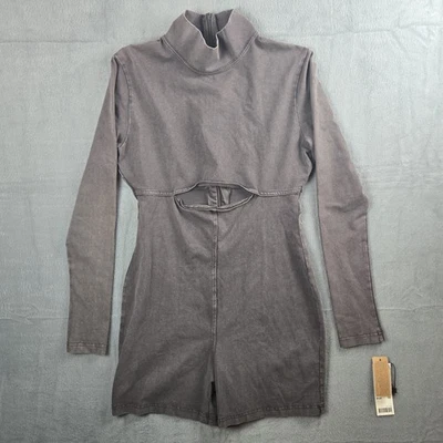 Body Pantalones Cortos Urban Outfitters Marrón Lavado Nuevo con Etiquetas Talla Grande Cremallera Trasera Foto 1 de 4