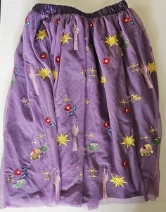 Girl's Large Disney Tulle Skirt Tangled Rapunzel Purple - Picture 1 of 7