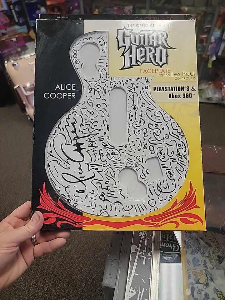 Guitar Hero PS3 Xbox 360 ALICE COOPER Faceplate for Controller - Image 1 of 4