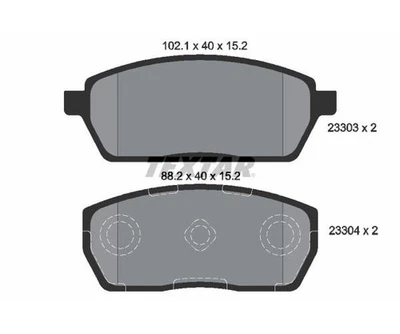 Textar Juego Pastillas de Freno de Disco 2330301 - Imagen 1 de 2