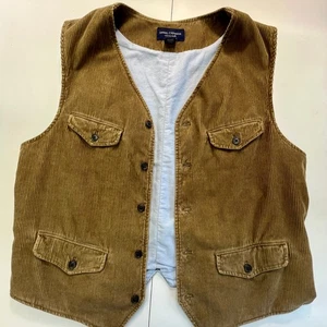 Daniel Cremieux Corduroy Vest Sz Lg Menswear Academia Country Gent Grandpacore - Picture 1 of 10