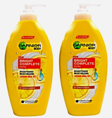 Garnier Body Bright Completo Suero Extra Leche UV 400 ml*2 UV + Paquete Doble Extra Foto 1 de 4