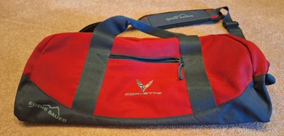 Bolso de Lona C8 Corvette Rojo Marrón, Eddie Bauer de la tienda Corvette Foto 1 de 4