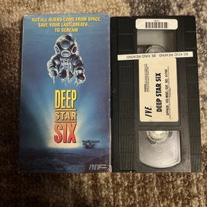 Deep Star Six 1989 VHS Tested Rental Greg Evigan Miguel Ferrer Sci-Fi Horror  - Picture 1 of 2