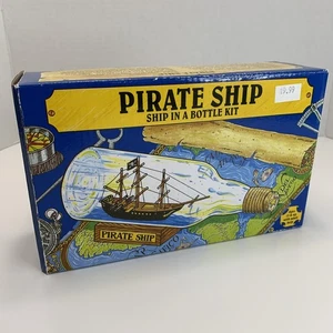 Piratenschiff in der Flasche Set ~ Neu - Bild 1 von 3