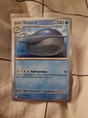 Wailord 041/159 Holo Pokémon Karte Reisegefährten - Bild 1 von 2