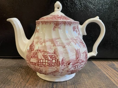 Tetera Pink CHURCHILL England The Brook COMO NUEVA Foto 1 de 4