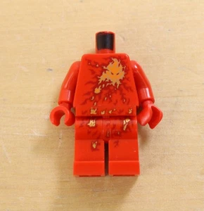 LEGO Ninjago Kai NRG Minifigure Torso and Legs ONLY Red Ninja - Picture 1 of 2
