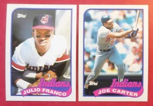 1989 Topps Cleveland Indians Team Set with Traded (34 Cards) - Picture 1 of 1