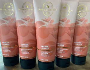 5 (CINCO) Aromaterapia NARANJA Y JENGIBRE 8oz CREMA Loción Baño y Cuerpo Funciona - Imagen 1 de 2
