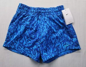 New Nike Kids Dri-FIT Girls One Woven High Rise Shorts Youth MEDIUM Lined - Picture 1 of 14