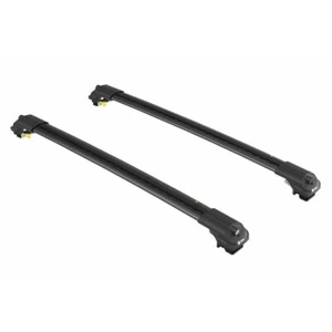 Audi A4 ALLROAD (B9) 2016-2023 For Roof Rack Cross Bars Black 2x - Picture 1 of 6