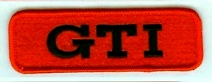 VW RACING TEAM GTI TCR Pocket Rocket PERFORMANCE PARTS GTI iron-on TAB - Picture 1 of 9
