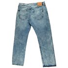Levi's 501 Men's 36x32 Light Acid Wash Button Fly Straight Legs Original Jeans