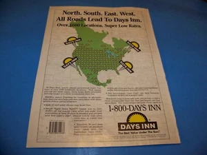 Days Inn Original Print Advertisement 1996 - Picture 1 of 2