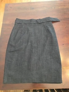 Falda lápiz denim azul Rachel Roy nueva sin etiquetas talla 8 - Imagen 1 de 3