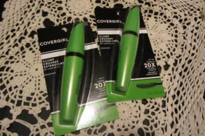 ZWEI SET ~ COVERGIRL CLUMP CRUSHER VERLÄNGERUNGEN 20X VOLUME SEHR SCHWARZ NEU VERSIEGELT - Bild 1 von 3