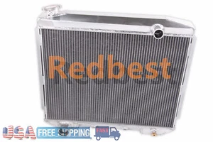 4 Row Radiator For 1957-59 58 Ford Fairlane Ranchero Skyliner/ Edsel Victoria V8 - Picture 1 of 12