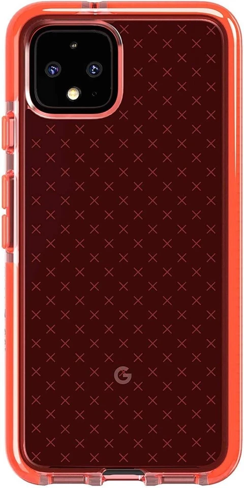 Tech21 Evo Check Series Flexible Case for Google Pixel 4 XL - Coral My World - Image 1 of 1