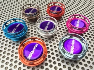 GENUINE A2017 Duralumin SUPER NOW SUPER LIGHT OIL FILLER CAP Honda S2000 DC5 DC3 - Picture 1 of 2