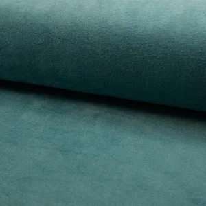 Cuddlesoft Bamboo Wellness Terry Towelling Fabric Material - DARK DUSTY MINT - Picture 1 of 1
