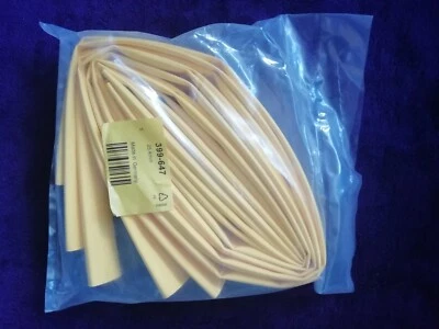 RS PRO Heat Shrink Tubing yellow, Lot of 5 1.2m lengths, 25.4mm Dia 2:1 ratio - Image 1 of 4