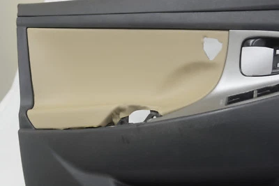 Tarjetas insertables de panel de puerta de cuero sintético beige para Toyota Camry 07-11 Foto 1 de 4