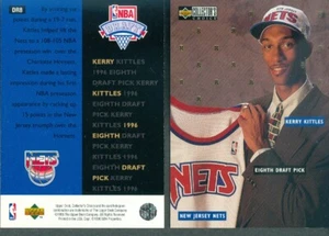 Kerry Kittles 1996-97 Upper Deck CC NBA Rookie Draft Trade Card DR8 NM - Picture 1 of 1