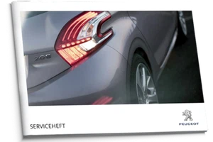 Peugeot 208 niemiecki Serviceheft - Zdjęcie 1 z 4