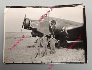 Orig.Foto Flugzeug Junkers Ju52 Mailing Wappen - Bild 1 von 3