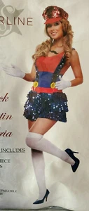 Starline Block Bustin Maria Sexy Halloween 5 Pc Costume S4508 Size Medium M NIP - Picture 1 of 7