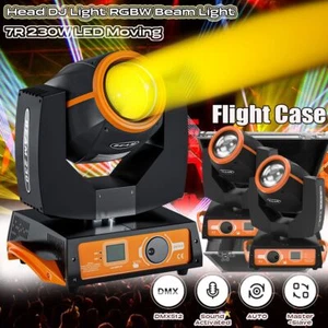 Luz de cabeza móvil 7R 230W RGBW iluminación de escenario LED DMX haz discoteca DJ fiesta espectáculo - Imagen 1 de 19